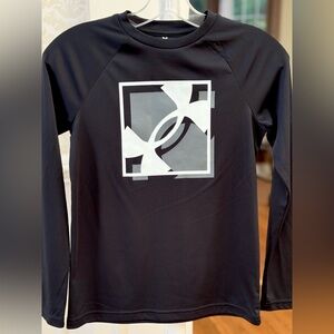 Kids Under Armour Black Graphic Shirt